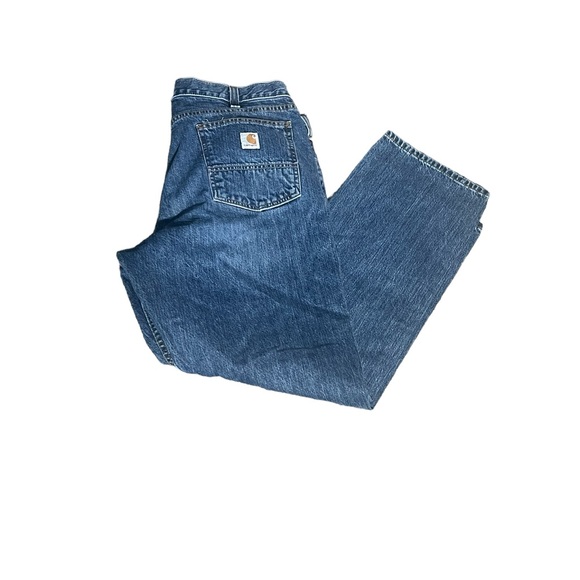 Men’s Carhartt, Relaxed Fit, 40x32, Zip-Up Jeans. D36 - Picture 10 of 11